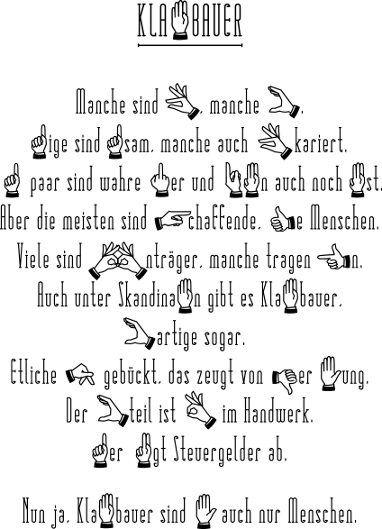 Handzeichen